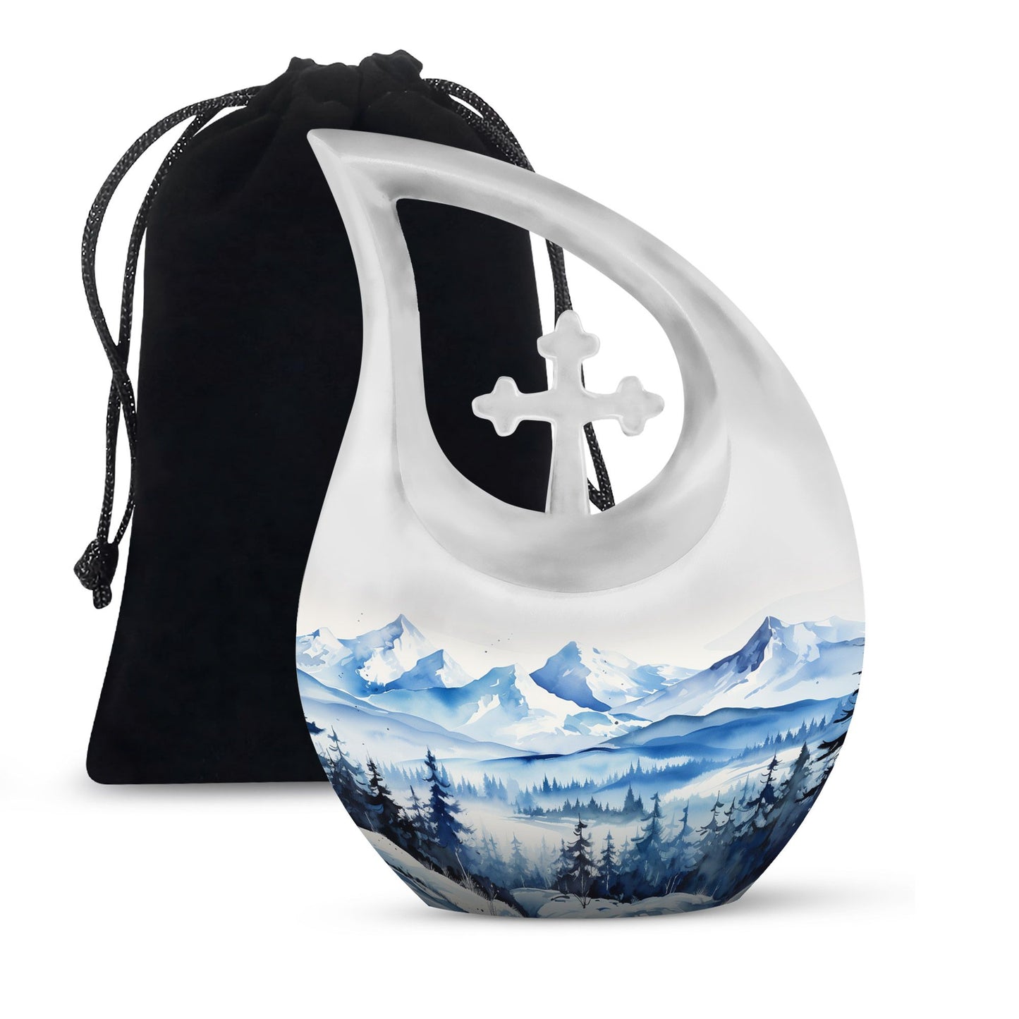 10 Inch Wilderness Urn with Custom Engraved