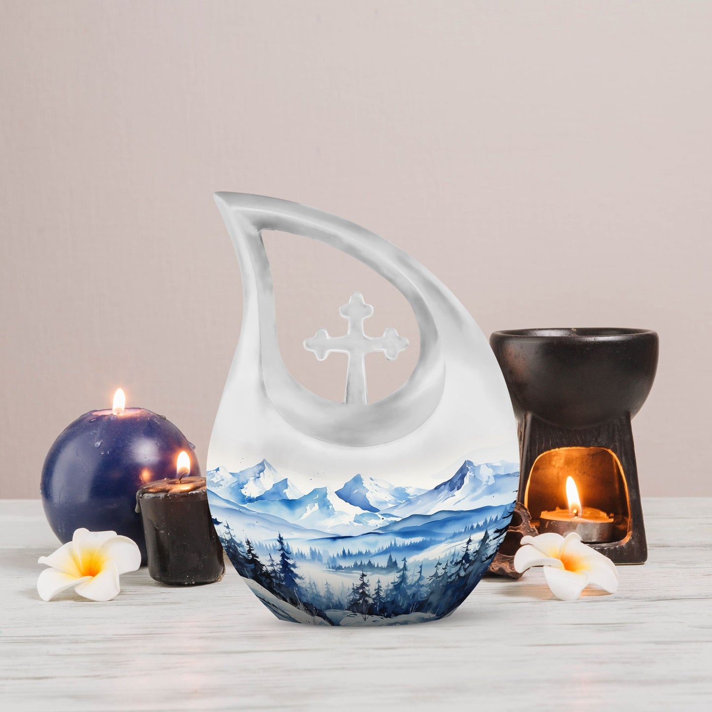 10 Inch Wilderness Urn with Custom Engraved