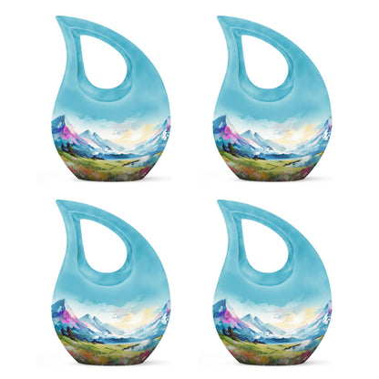 Medium size Wilderness Urn with a Cross Drop design, 