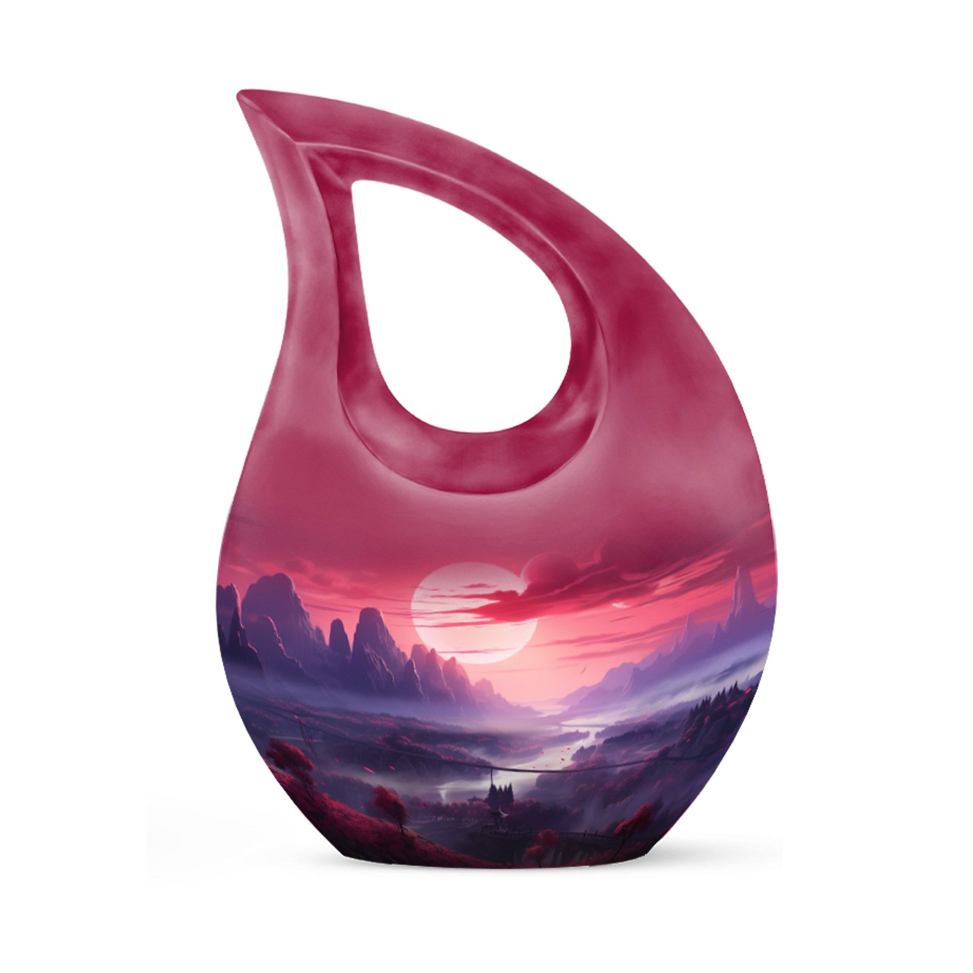  Wilderness Urn in Cross Drop design, Personalized Adult 