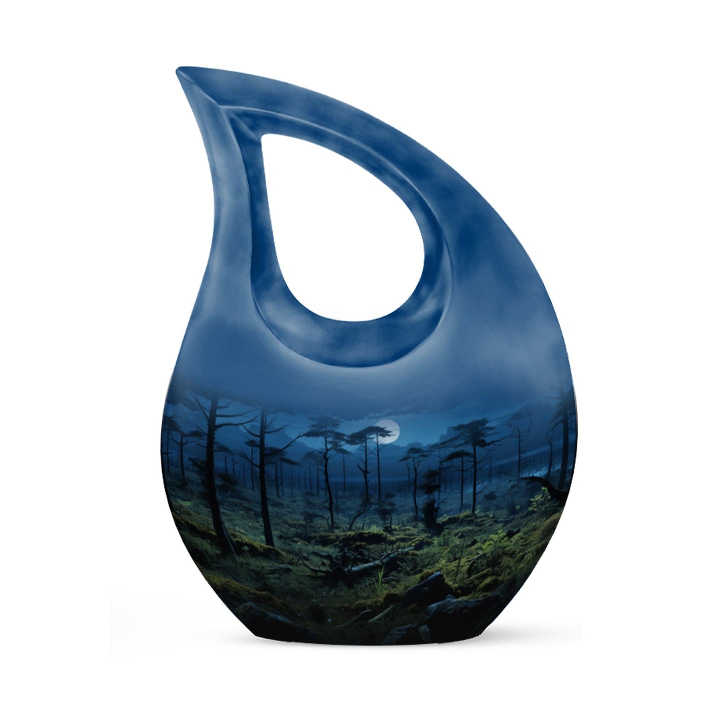 Wilderness Urn, Cross Drop Outdoor Urn with capacity 