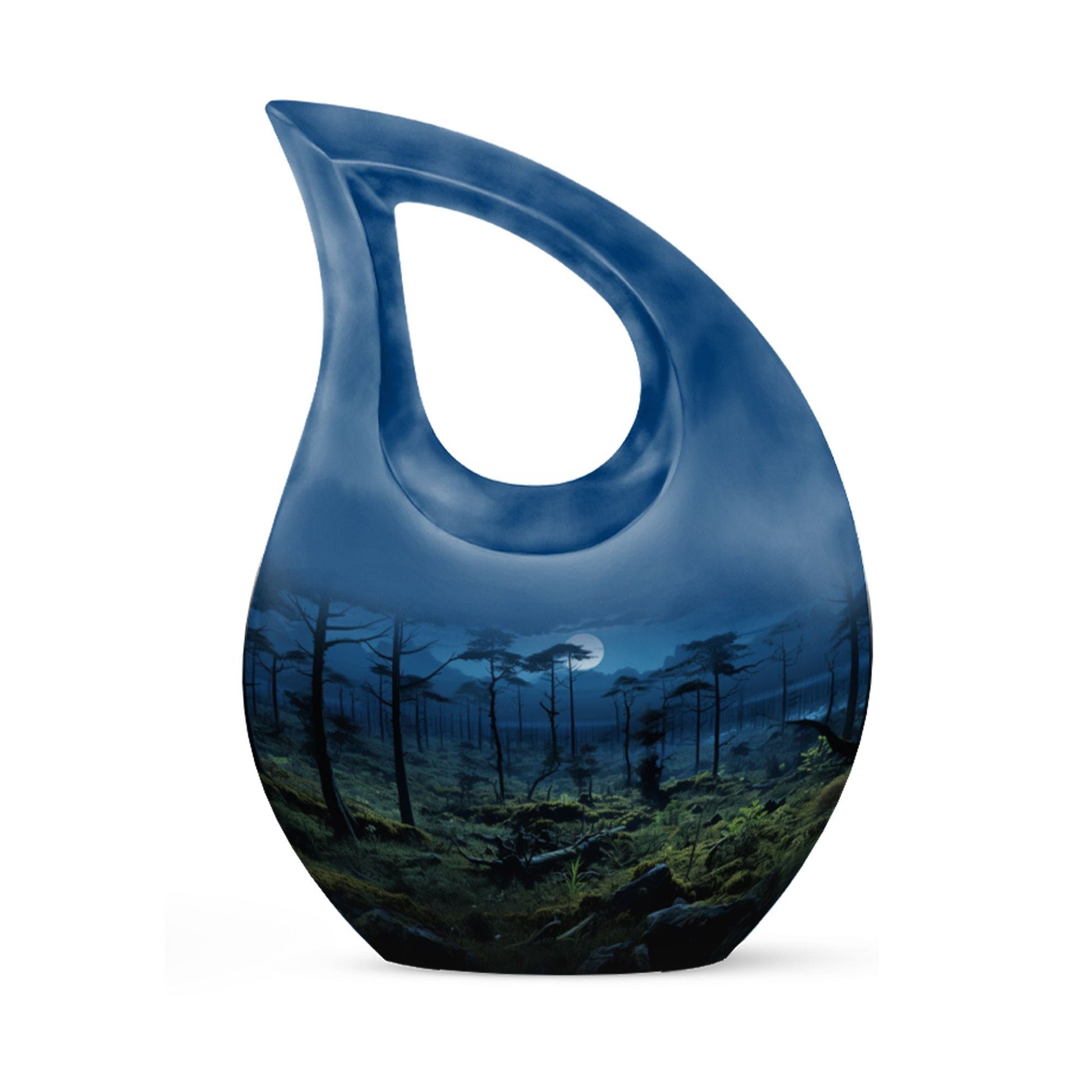 Wilderness Urn, Cross Drop Outdoor Urn with capacity 