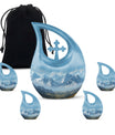 10-inch Wilderness Urn with Cross Drop
