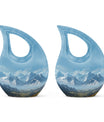 10-inch Wilderness Urn with Cross Drop