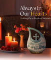 10-inch Wilderness Urn with Cross Drop