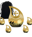 10-inch Wilderness Urn with Cross Drop Design 