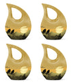 10-inch Wilderness Urn with Cross Drop Design 
