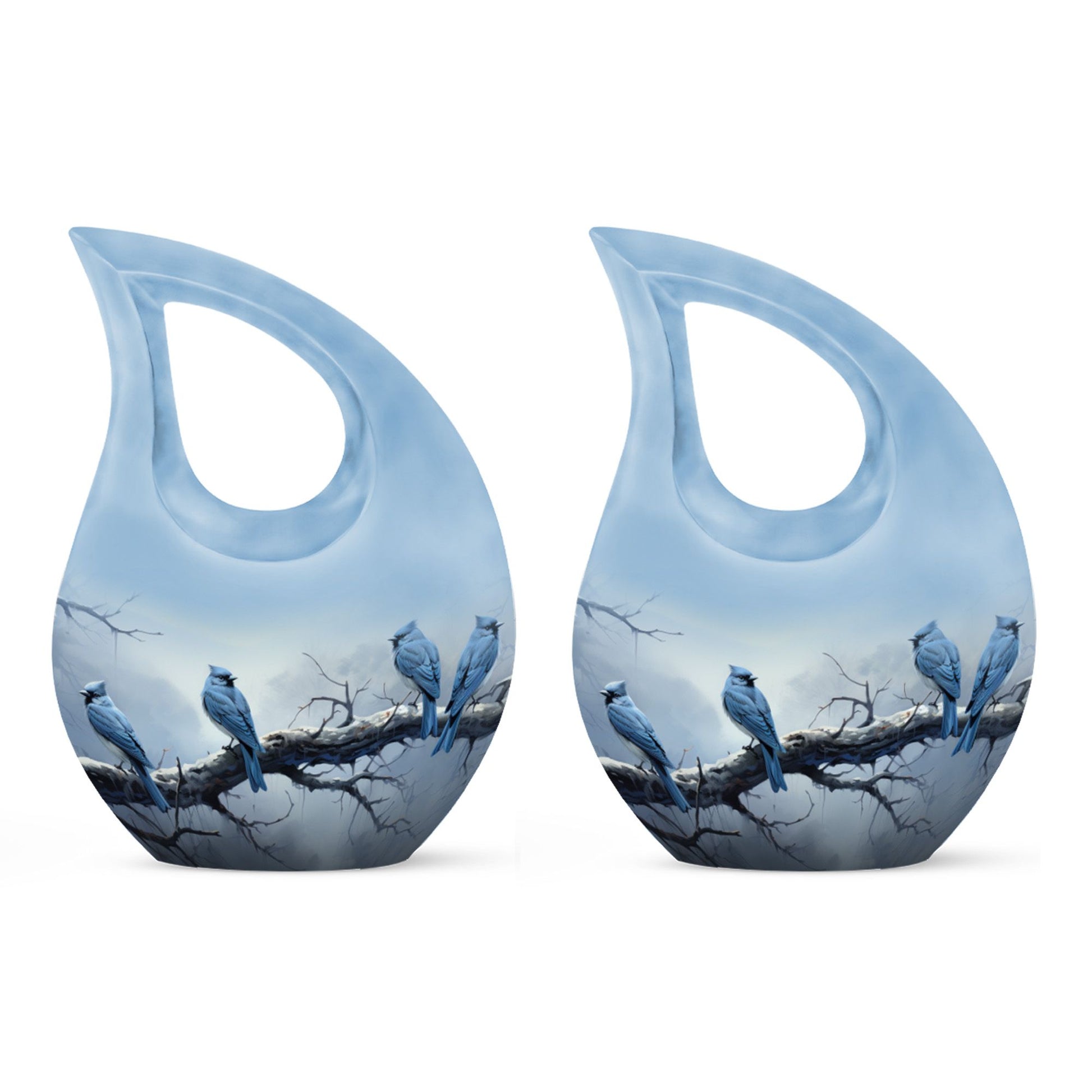 10-inch Wilderness Urn, Blue Cross Drop Design, 