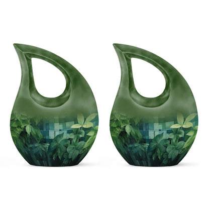 10 Inch Wilderness Urn, Medium Urn with Cross Drop 