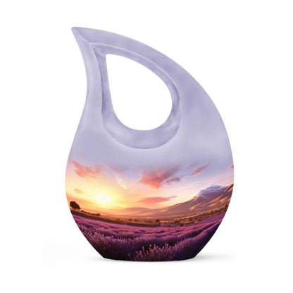 Cross Drop design Wilderness Urn, 10-Inch memorial 