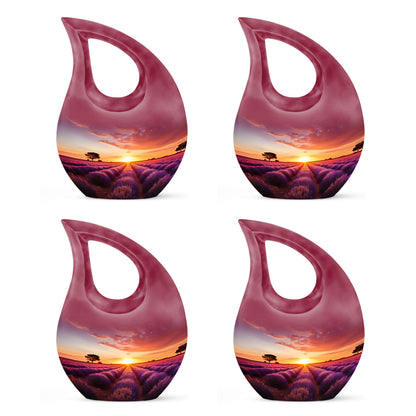 Wilderness Urn, 10 inch, Cross Drop design, Ideal for Outdoor Cremation Vaults
