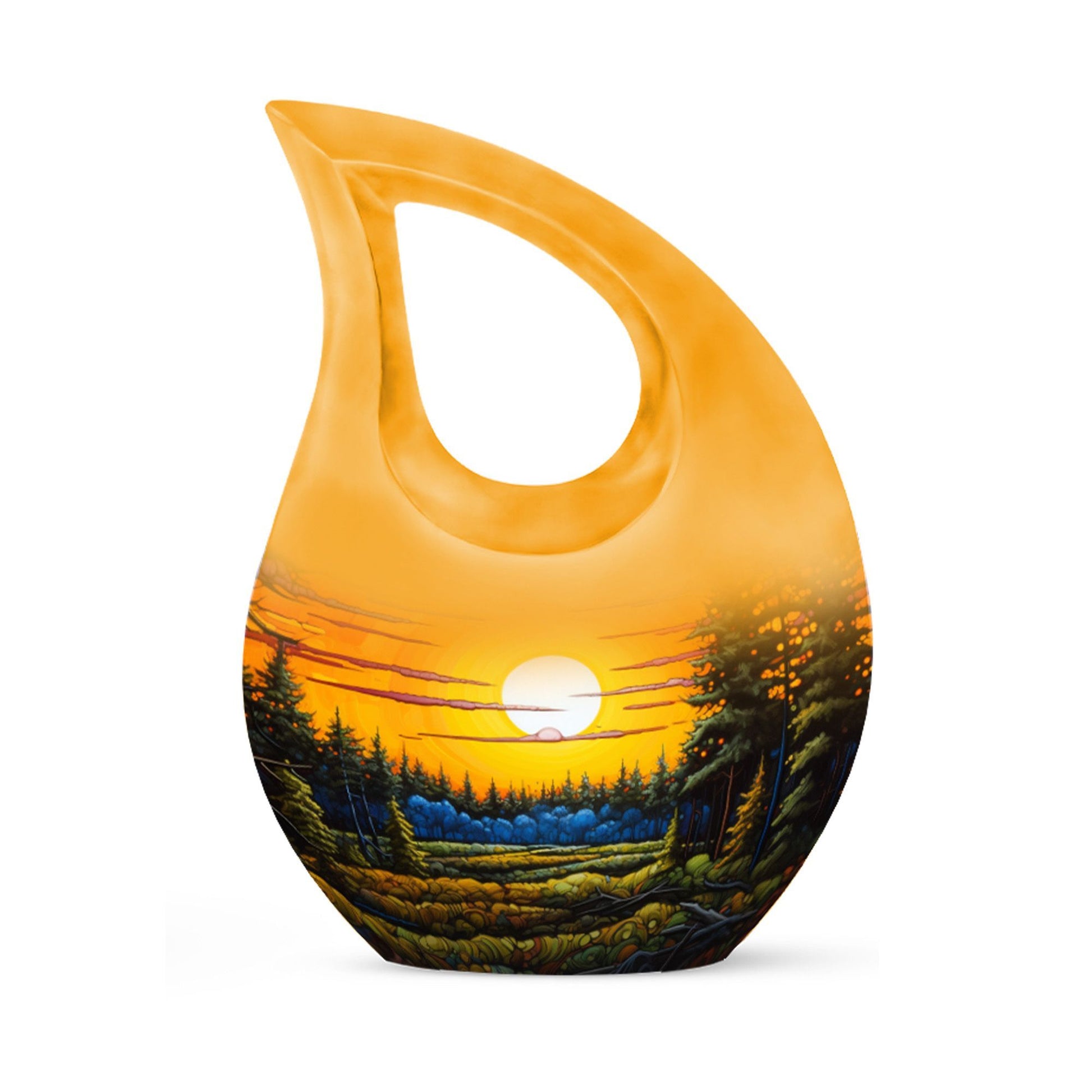 Large 10-inch Wilderness Urn with Cross Drop