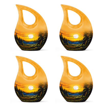 Large 10-inch Wilderness Urn with Cross Drop