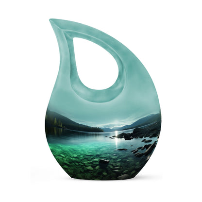 Wilderness Urn with Cross Drop design, ideal Memorial Urn