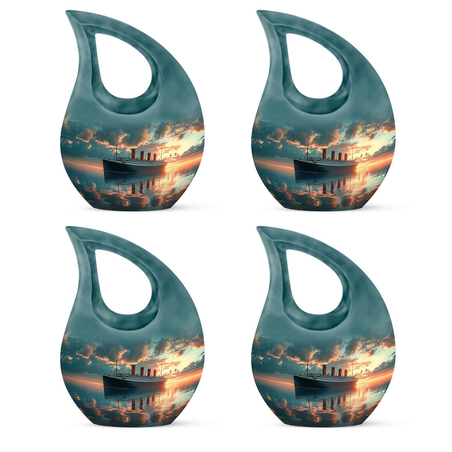 10-inch ship-themed Cross Drop design
