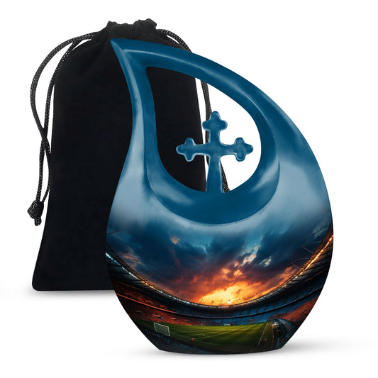 10-inch Sports themed Cross Drop design 