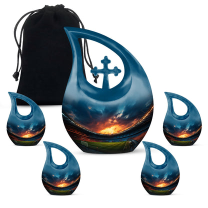10-inch Sports themed Cross Drop design 