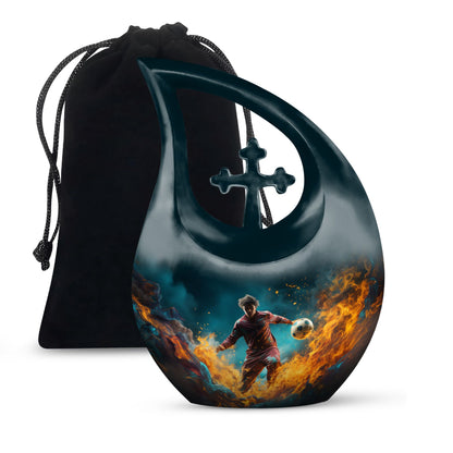 10-inch Football-themed Cross Drop 
