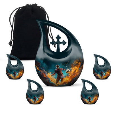 10-inch Football-themed Cross Drop 