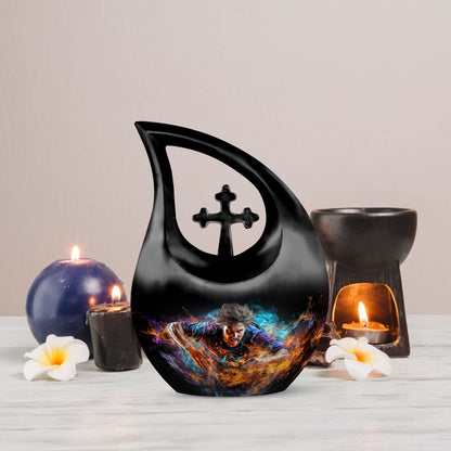 10 inch Football Themed, Cross Drop 