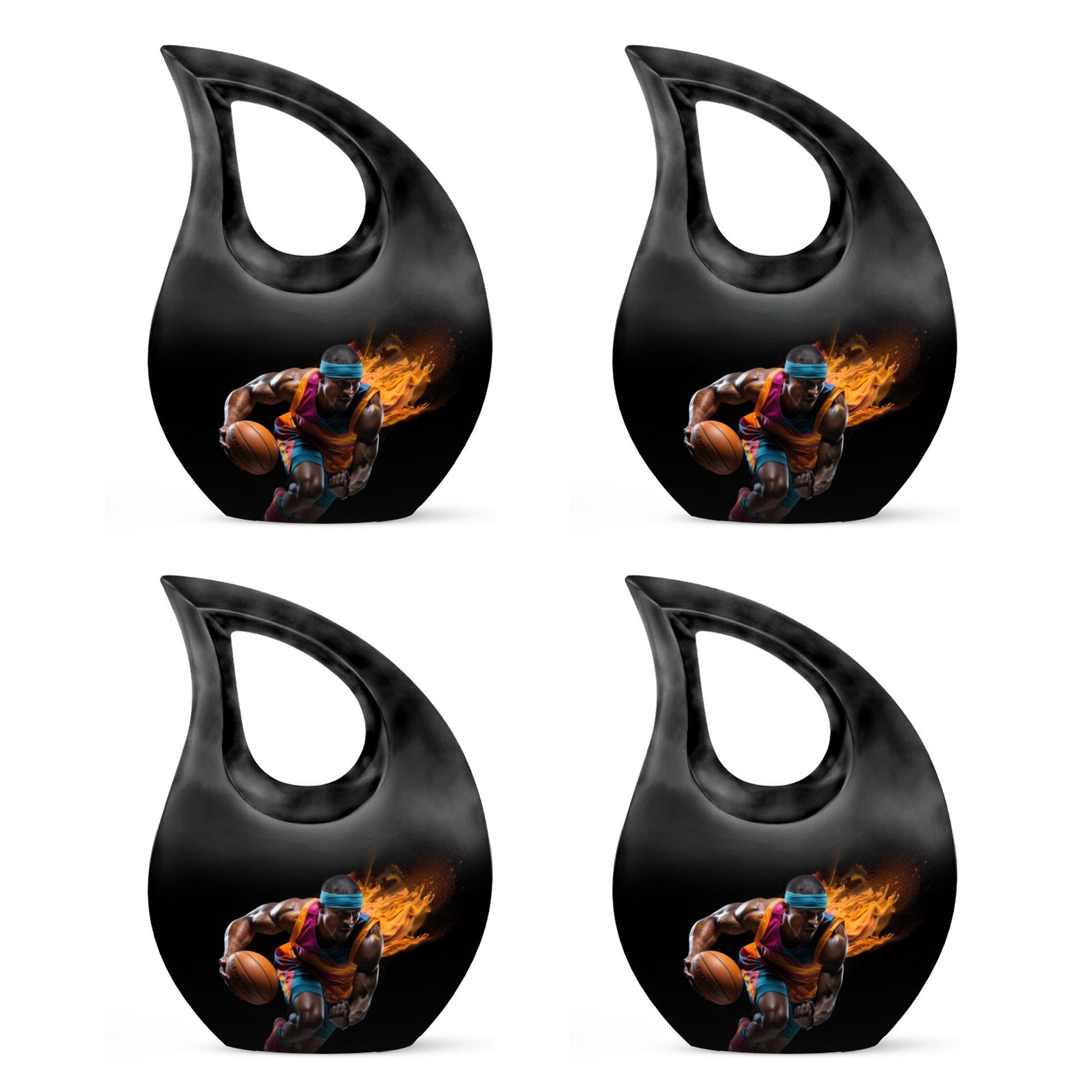 Football theme Cross Drop affordable Cremation 