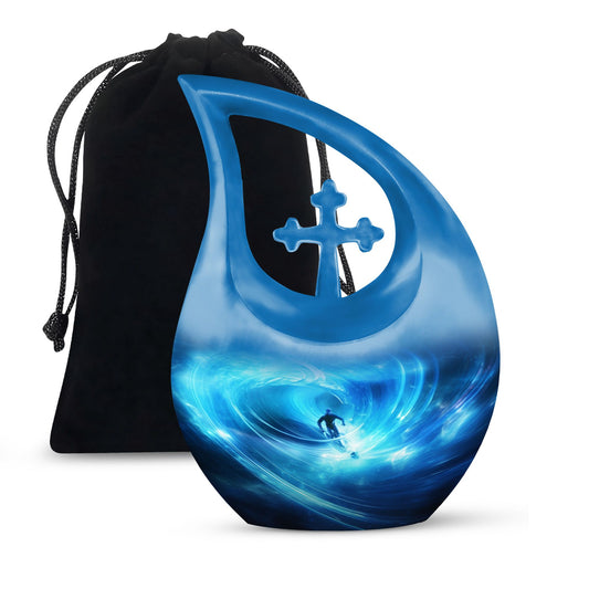 Aluminium Football Theme Cremation Urn