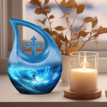 Aluminium Football Theme Cremation Urn