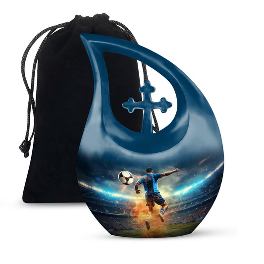 Football Large Cremation Urn