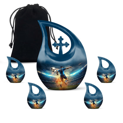 Football Large Cremation Urn