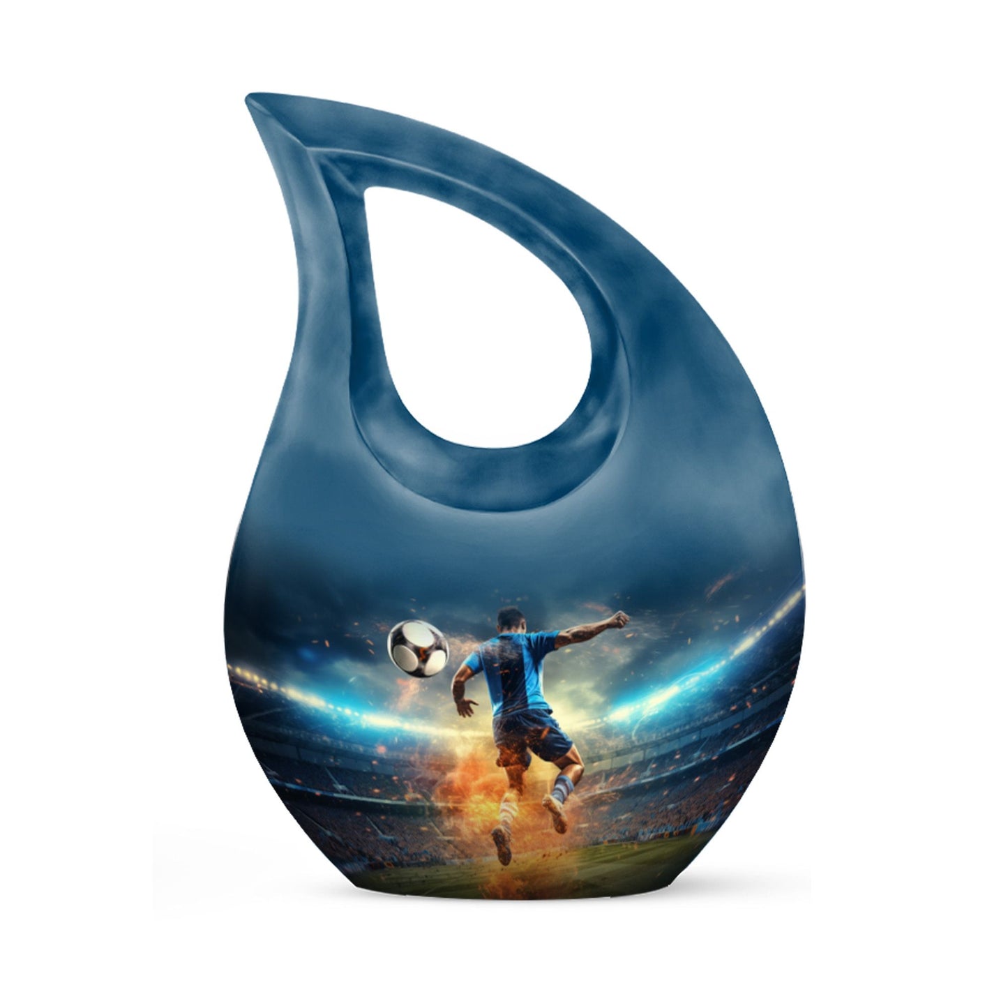 Football Large Cremation Urn