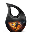 Cross Drop Large Football Urn