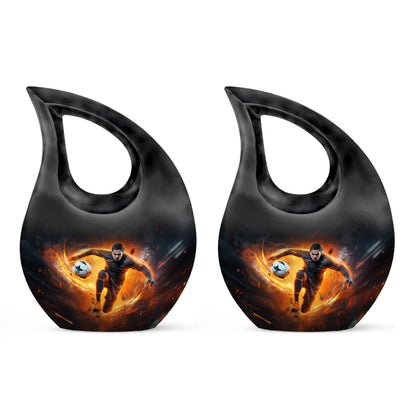 Cross Drop Large Football Urn