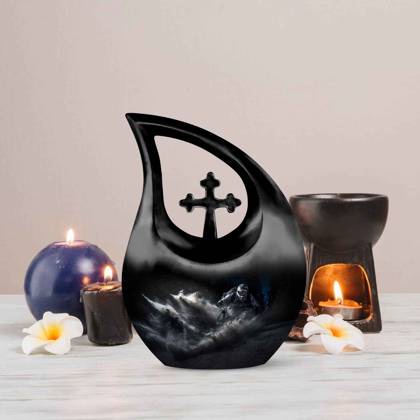 10-inch Aluminium Football Urn