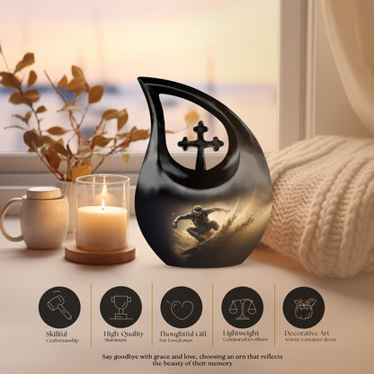 Football Themed Memorial Urn
