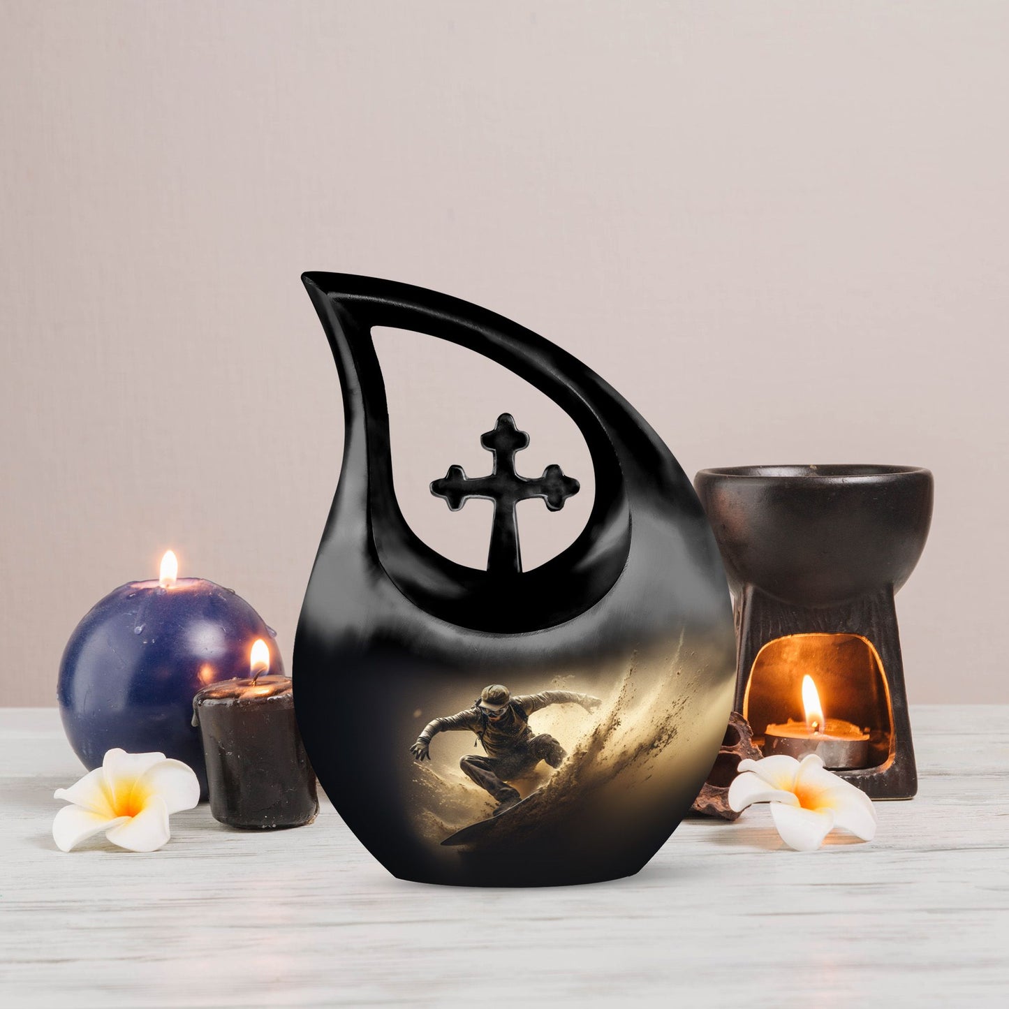 Football Themed Memorial Urn