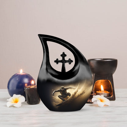 Football Themed Memorial Urn