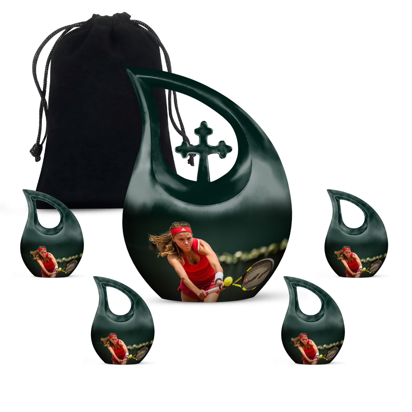 Sports themed urn for ashes
