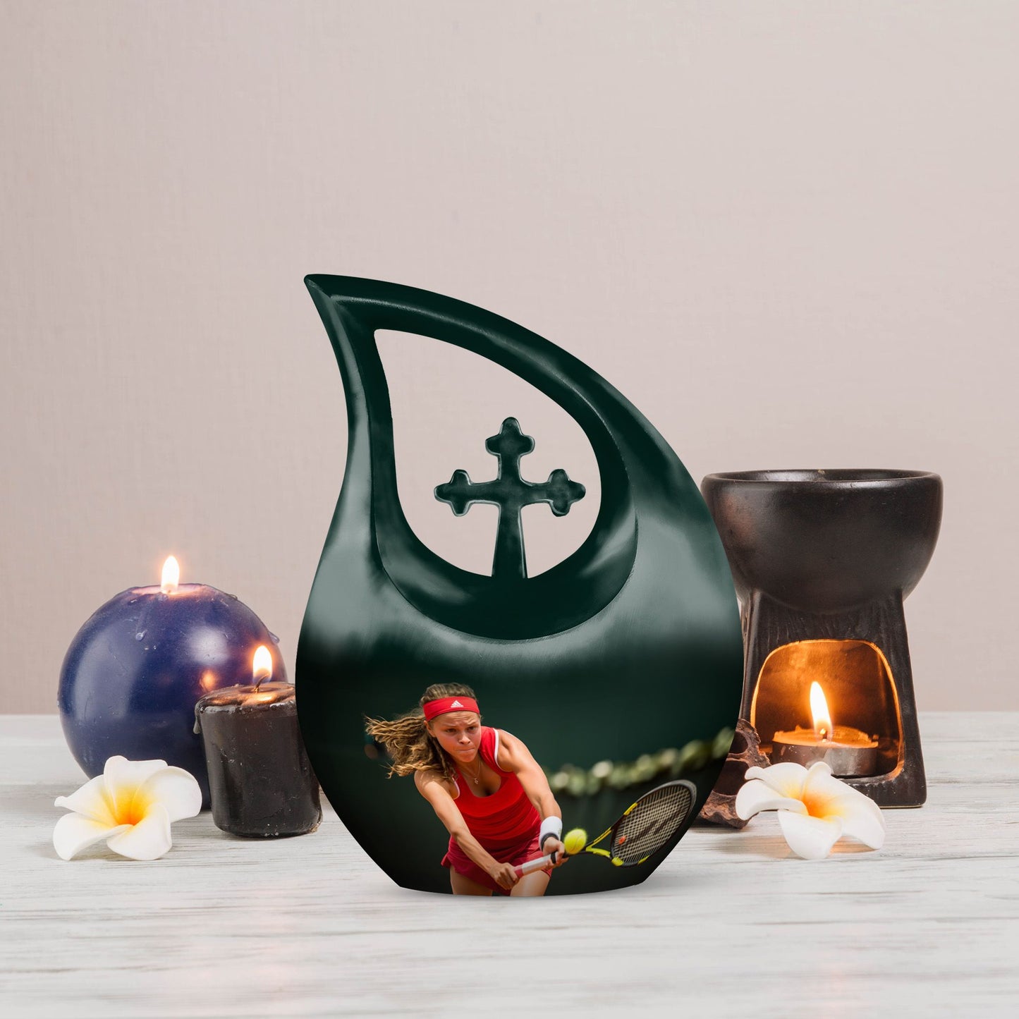 Sports themed urn for ashes