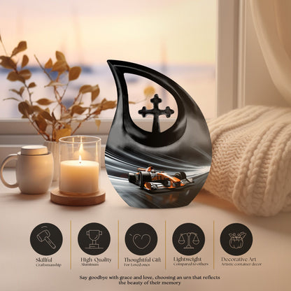 10-inch Car Race Urn for ashes