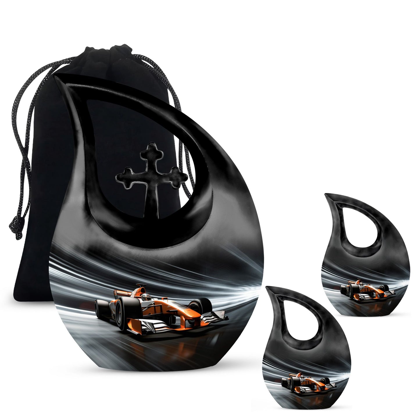 10-inch Car Race Urn for ashes