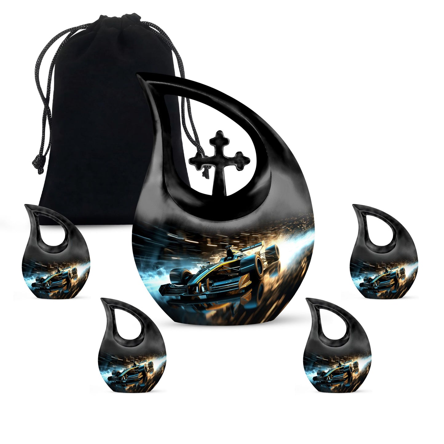 10-inch Car Race urn