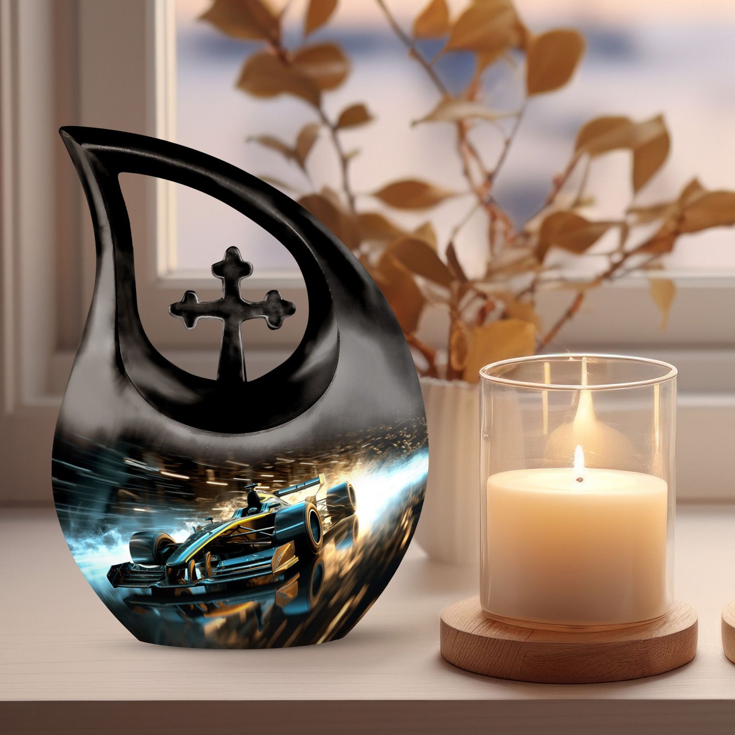 10-inch Car Race urn