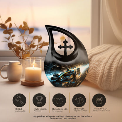 10-inch Car Race urn