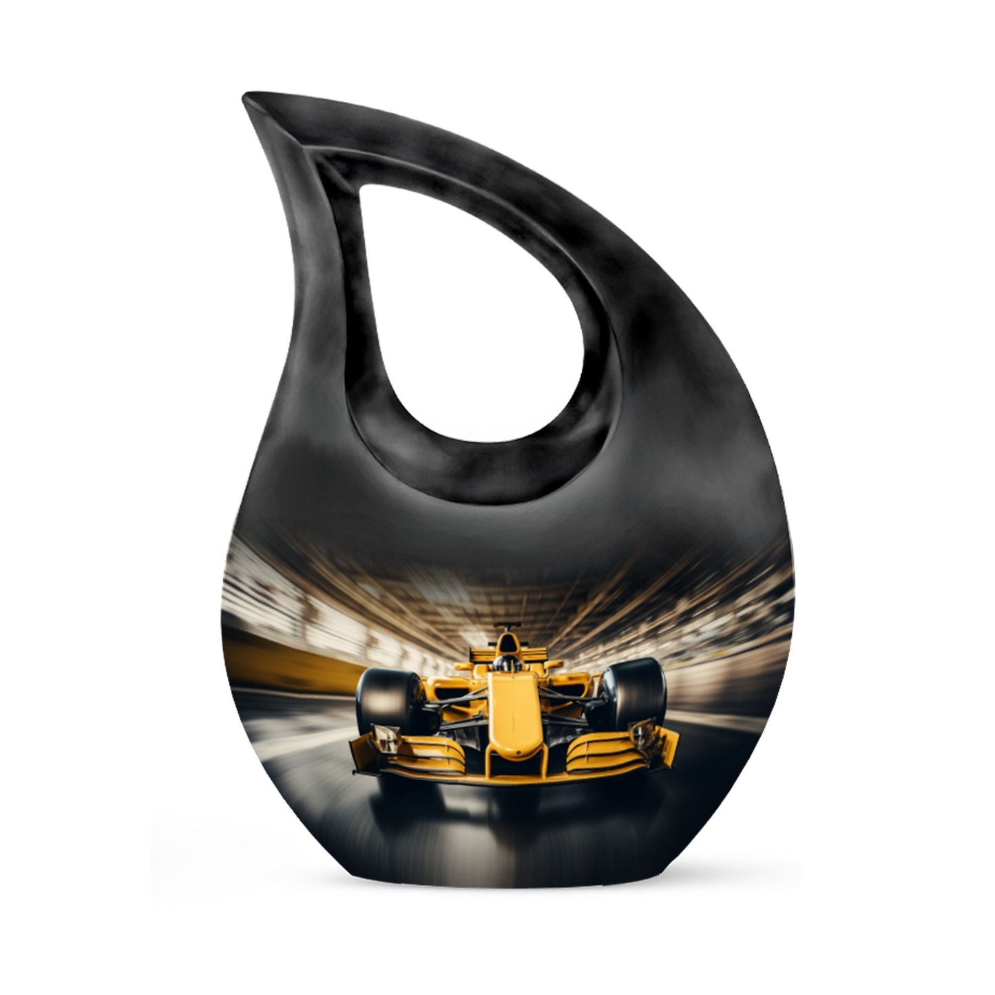 Large 10-inch Car Race theme Urn