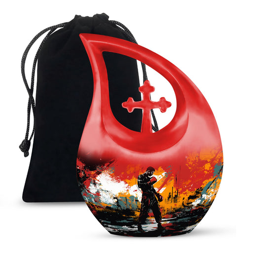 Sports-themed Aluminium Urn