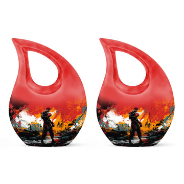 Small Urn Set of 2 -3