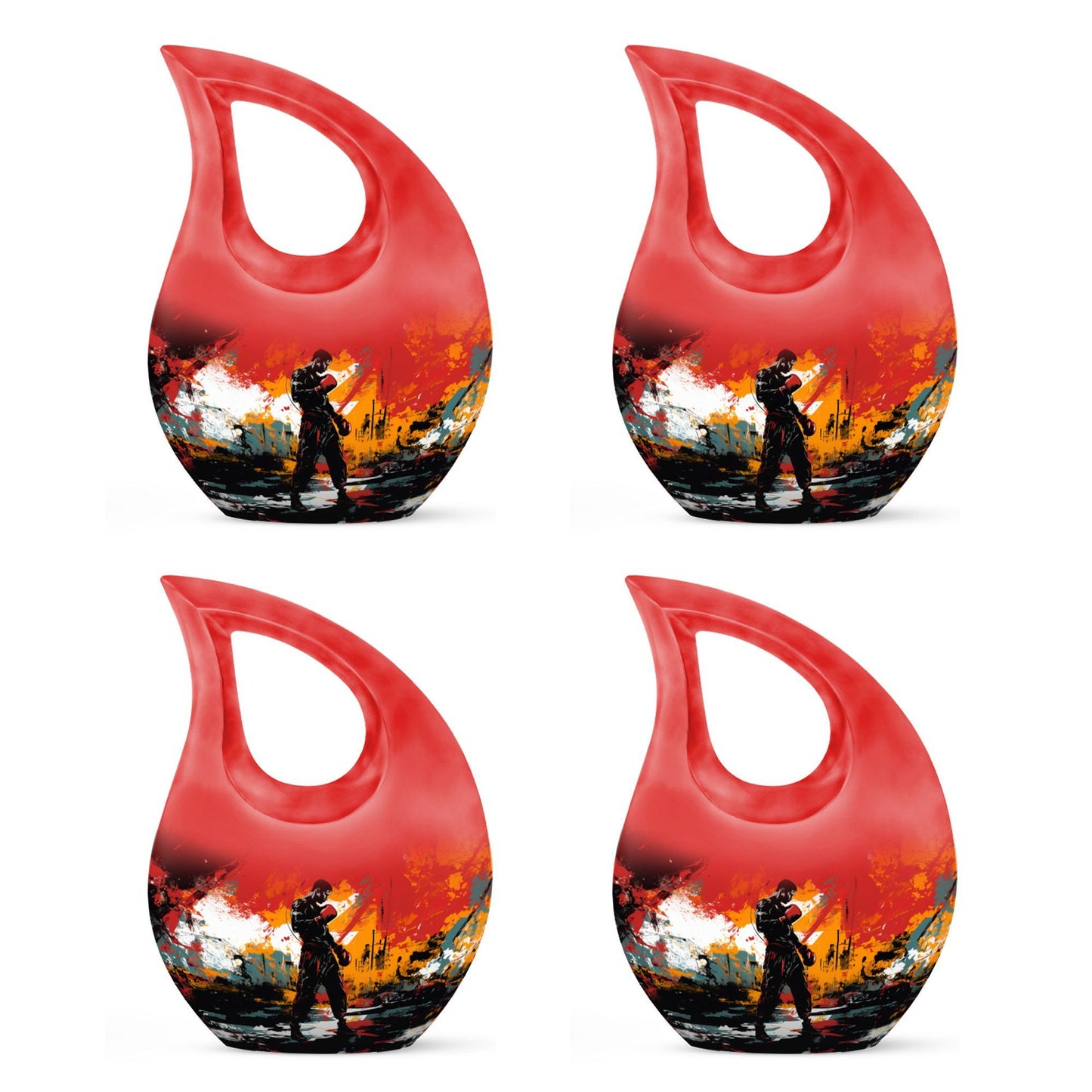 Sports-themed Aluminium Urn