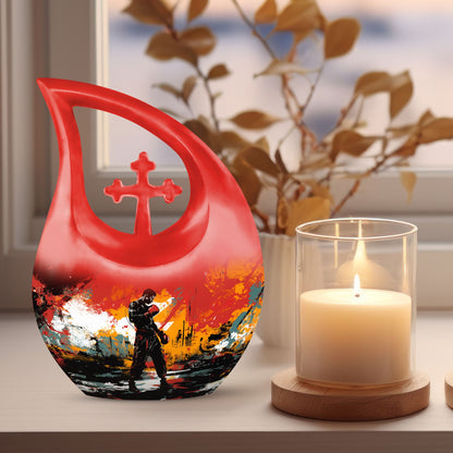 Sports-themed Aluminium Urn
