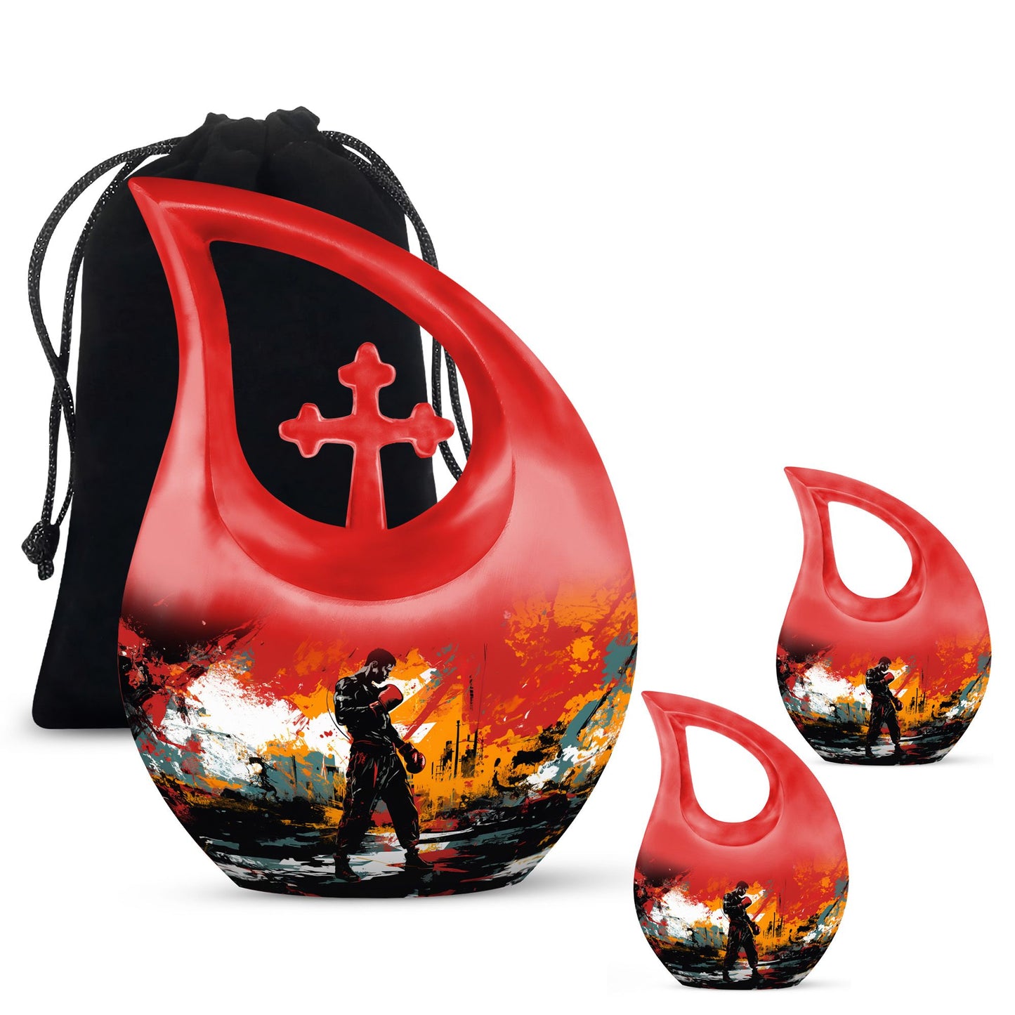Sports-themed Aluminium Urn