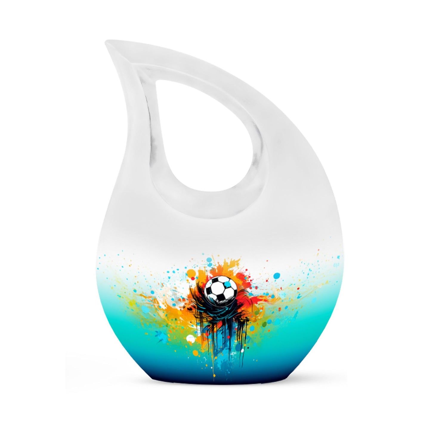 Sports themed urn